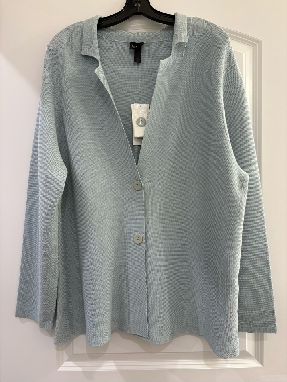 NWT Eileen Fisher Brook Button-Front Jacket